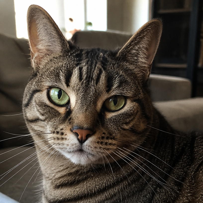 Getigerte Katze